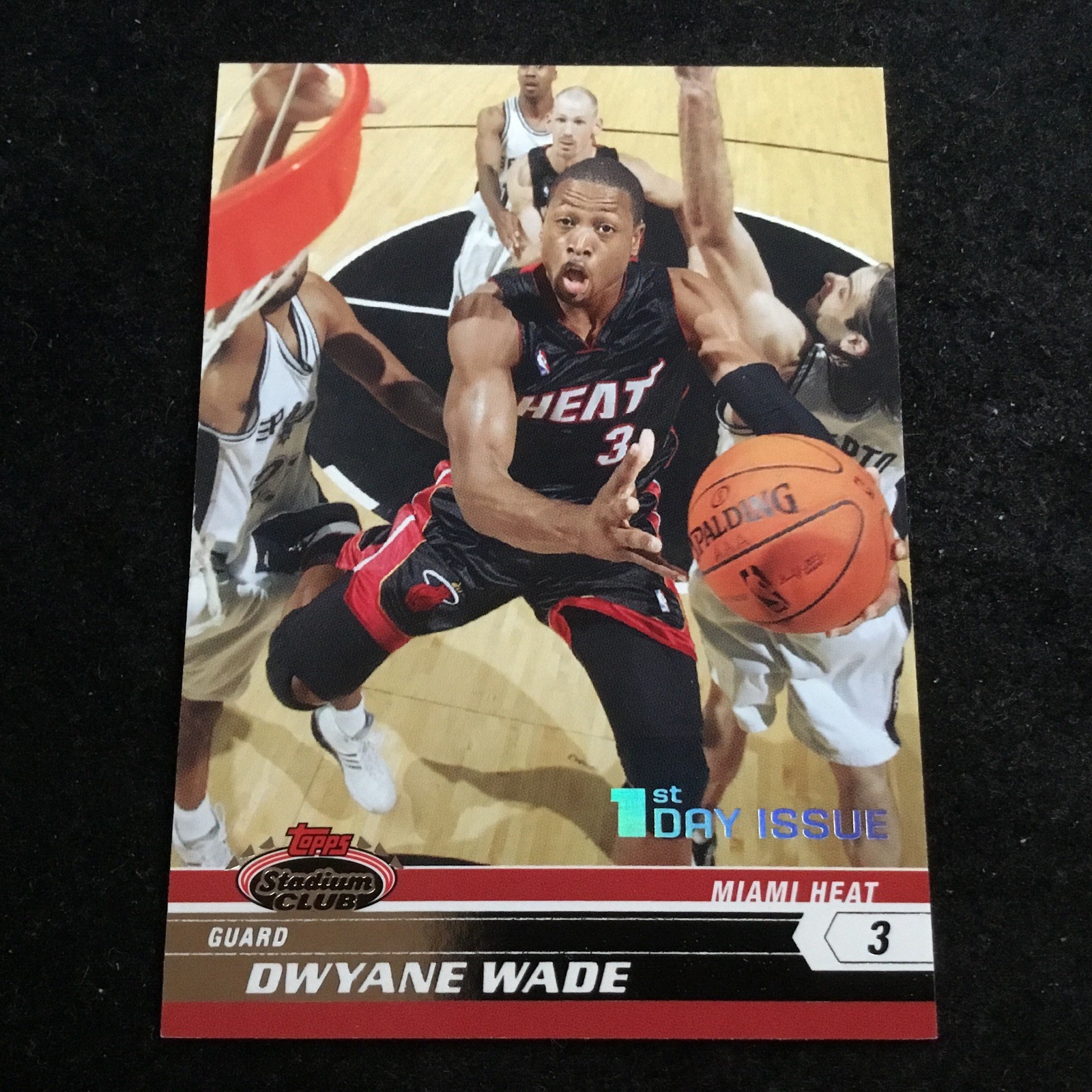 2007-08 Topps Stadium Club 1st Day Issue #3 Dwyane Wade HOF #1725/1999 MIA Heat