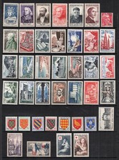 France   ANNEE COMPLETE 1954  - 40T     NEUF **  MNH  TBE