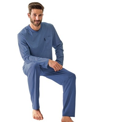 Ammann Herren-Schlafanzug ''EXTRA LIGHT COTTON'' Single-Jersey