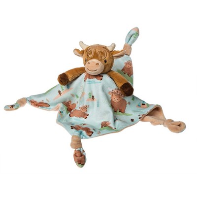MARY MEYER Hetty Highland Cow Super Soft Kuscheldecke 13'' x 13'' Neu Geschenk