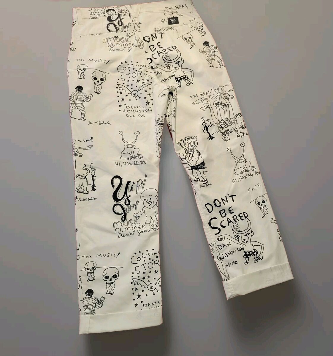 Vans x Daniel Johnston Authentic Chino Pants Mens 32 x 31