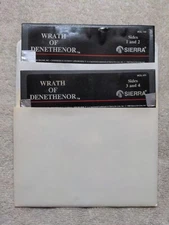 Wrath of Denethenor Sierra On Line 1986 Apple II 5.25" Floppy