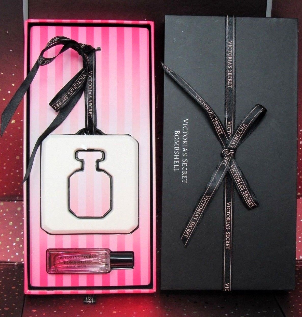Victoria's Secret Bombshell Ceramic Diffuser & Perfume Spray .25 fl. Oz ...