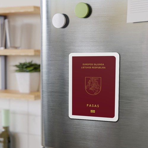 Pasaporte lituano - imán troquelado - Imagen 16 de 16