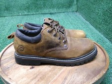 Vintage Skechers Mens 6618 Brown Chunky Heel Oxford Lace Up Shoes Size 7.5 US
