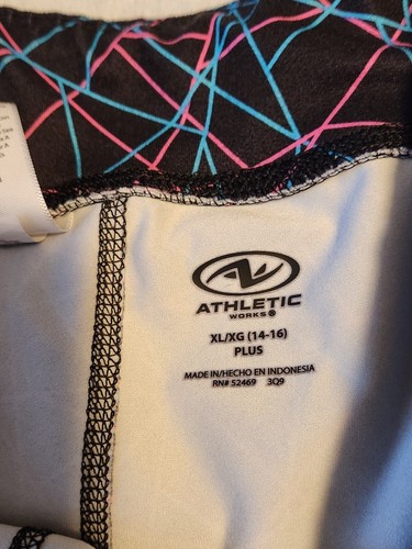 Athletic Works Girls Multi-Color Leggings Size XL (14-16) BRAND NEW - Picture 3 of 5
