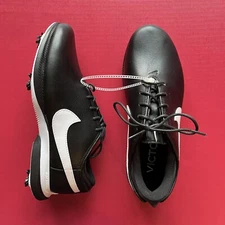 Nike Air Zoom Victory Tour 2 Golf Sz 9 DJ6569-001 Panda Black-White LEATHER New!