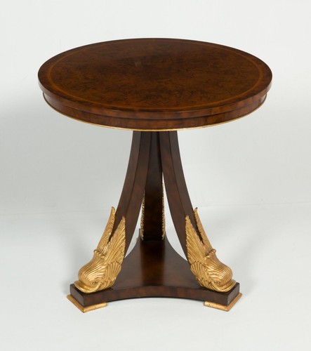 HOLD Maitland Smith Acanthus Center Table Winged Koi Dolphin Head Neoclassical - Picture 3 of 18