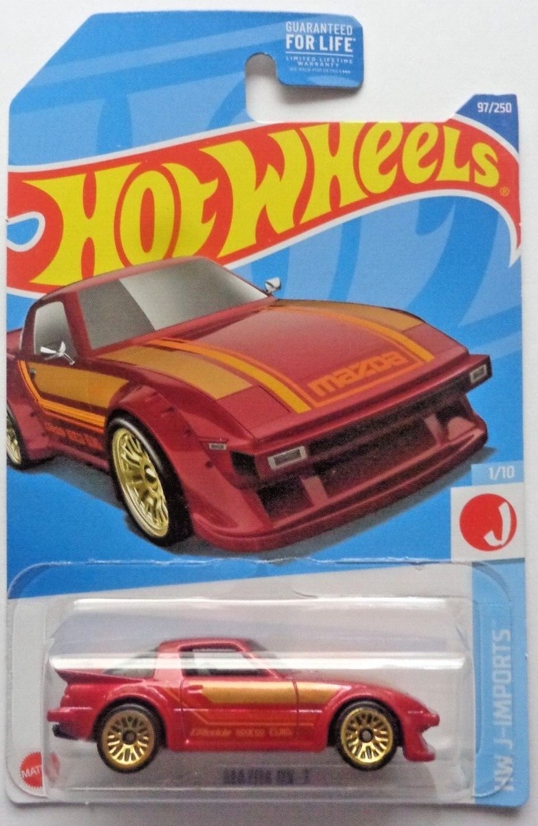 2022 Hot Wheels HW J-IMPORTS 1/10 Mazda RX-7 97/250 (Red) | eBay