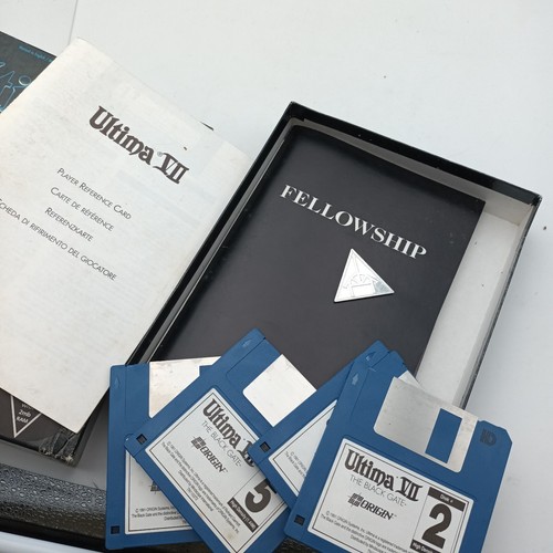 Ultima VII The Black Gate Origin IBM PC 3.5” Diskette Vintage BIG BOX - Complet - Imagen 6 de 8