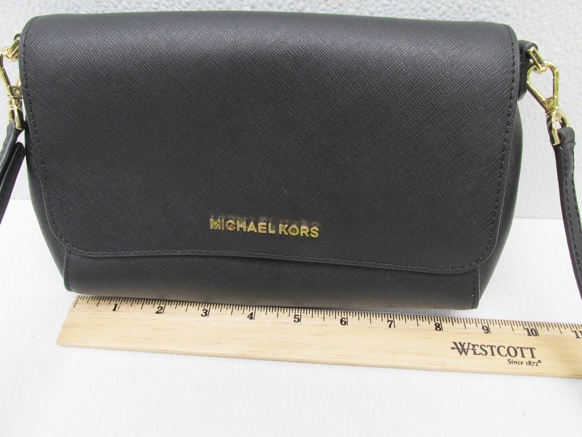 ショルダーバッグ・ポシェット Michael Kors Woman Shoulder bag Dark 30F4GY5H3T 251 Michael Kors Crossbody Bag Front Flap Black NWOT Zipper