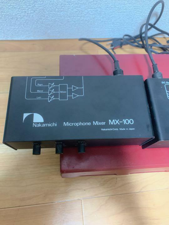 Bloc D'alimentation Nakamichi PS-100 Et Mélangeur De Microphone MX-100 – Vintage Japonais