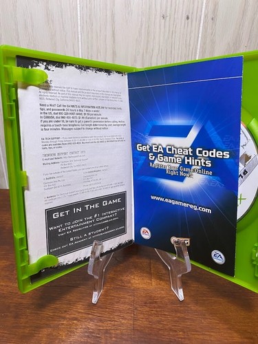 NFL Street Original Xbox - Komplett CIB mit Handbuch Black Label getestet funktioniert - Bild 4 von 4