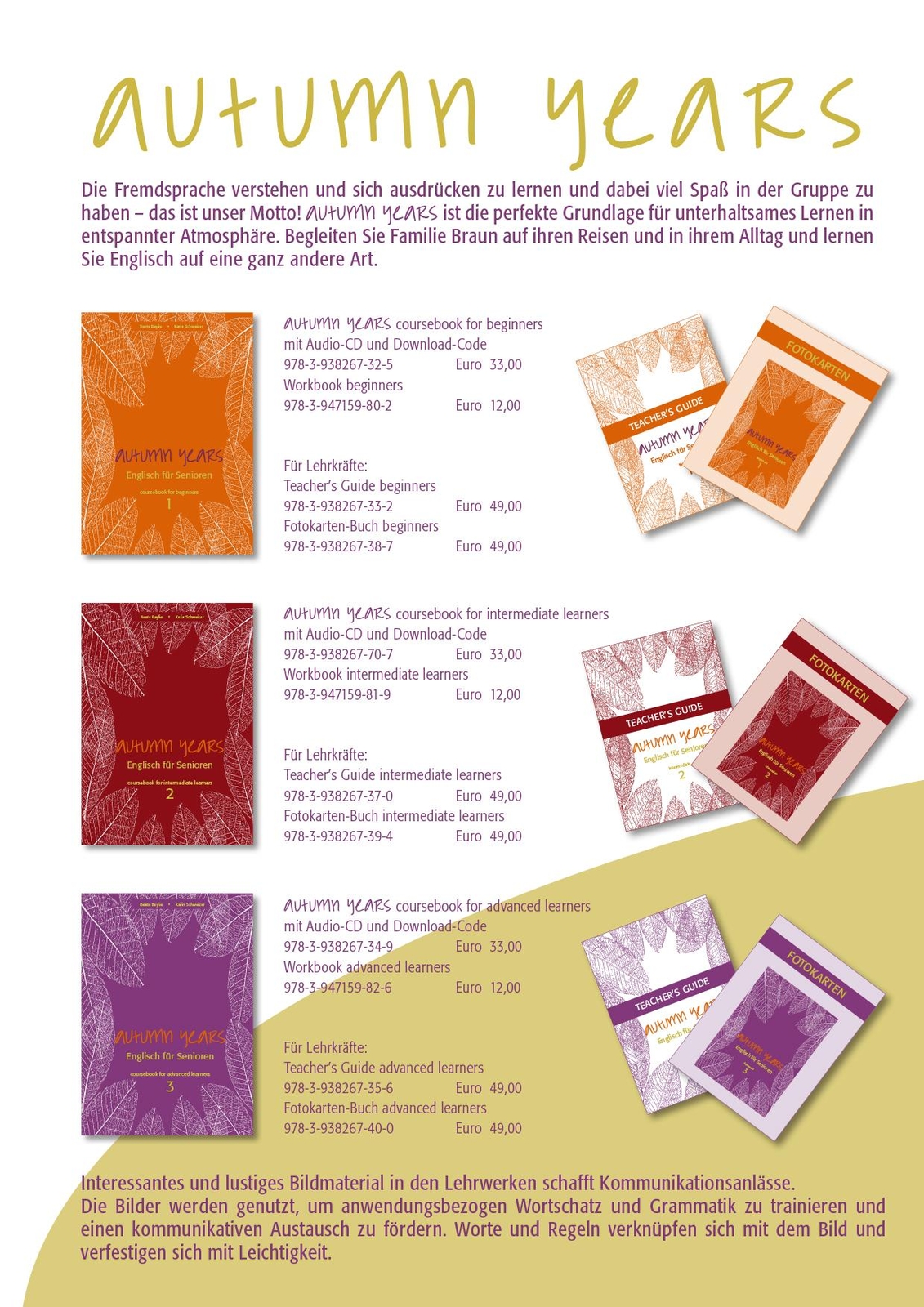 Thumbnail - Autumn Years For Advanced Learners. Coursebook 3, Beate Baylie