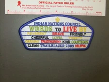 Boy Scout Indian Nations CSP SAP 2009 3589EE