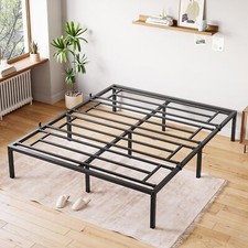 14 Inch Heavy Duty Metal Platform Bed Frame Full Size Sturdy Steel Slat Support