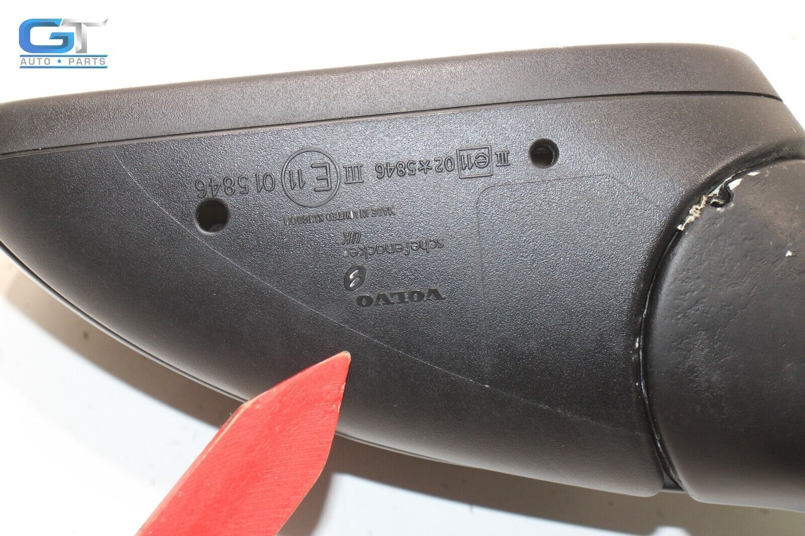 07-10 ASTON MARTIN V8 VANTAGE LEFT DOOR EXTERIOR REAR VIEW MIRROR & GLASS OEM