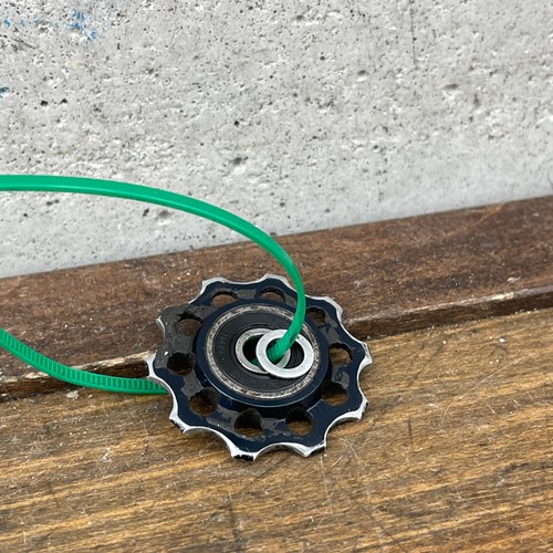 Polea de cambio trasero Carmichael vintage espaciadores negros lavadora aluminio individual 1 - Imagen 4 de 11