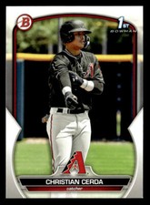 2023 Bowman #BP-56 Christian Cerda Prospects Card Arizona Diamondbacks