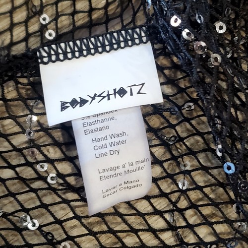 Bodyshotz Sparkle Mesh Dress Adult Women Lingerie Size O/S - Picture 6 of 7