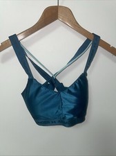 Under Armour Sz Small Turquoise Workout Crop Top Excellent Condition