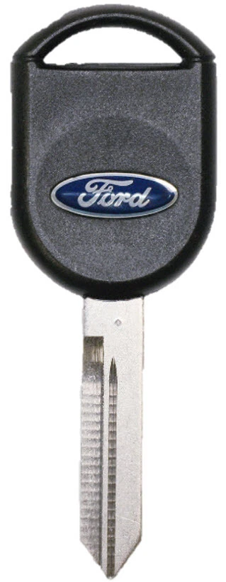 Paquete de 2 - LLAVE DE ENCENDIDO CON CHIP TRANSPONDEDOR DE REPUESTO FORD LLAVE CON LOGOTIPO EN BLANCO 599114 Foto 2 de 2