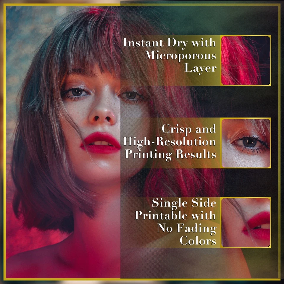 A-SUB Pro Luster Photo Paper 13X19 for Inkjet Printer 250g Semi Gloss 50 PK 66lb - Image 3 of 4