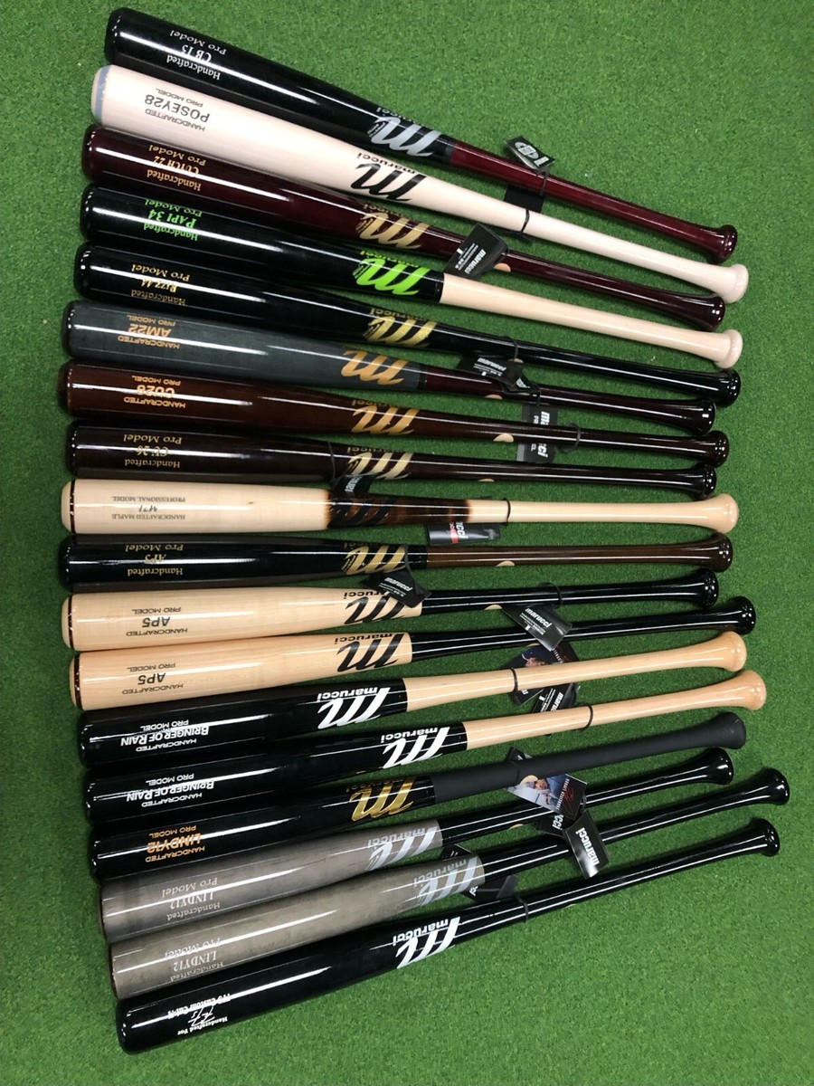 MARUCCI PRO MODEL WOOD BAT HARD MAPLE ASSORTMENT NEW HUGE