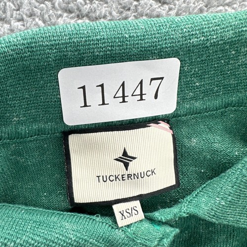 Tuckernuck Sweater Womens XS S Small Green Clayton Long Sleeve Knit Polo Shirt - Picture 11 of 11