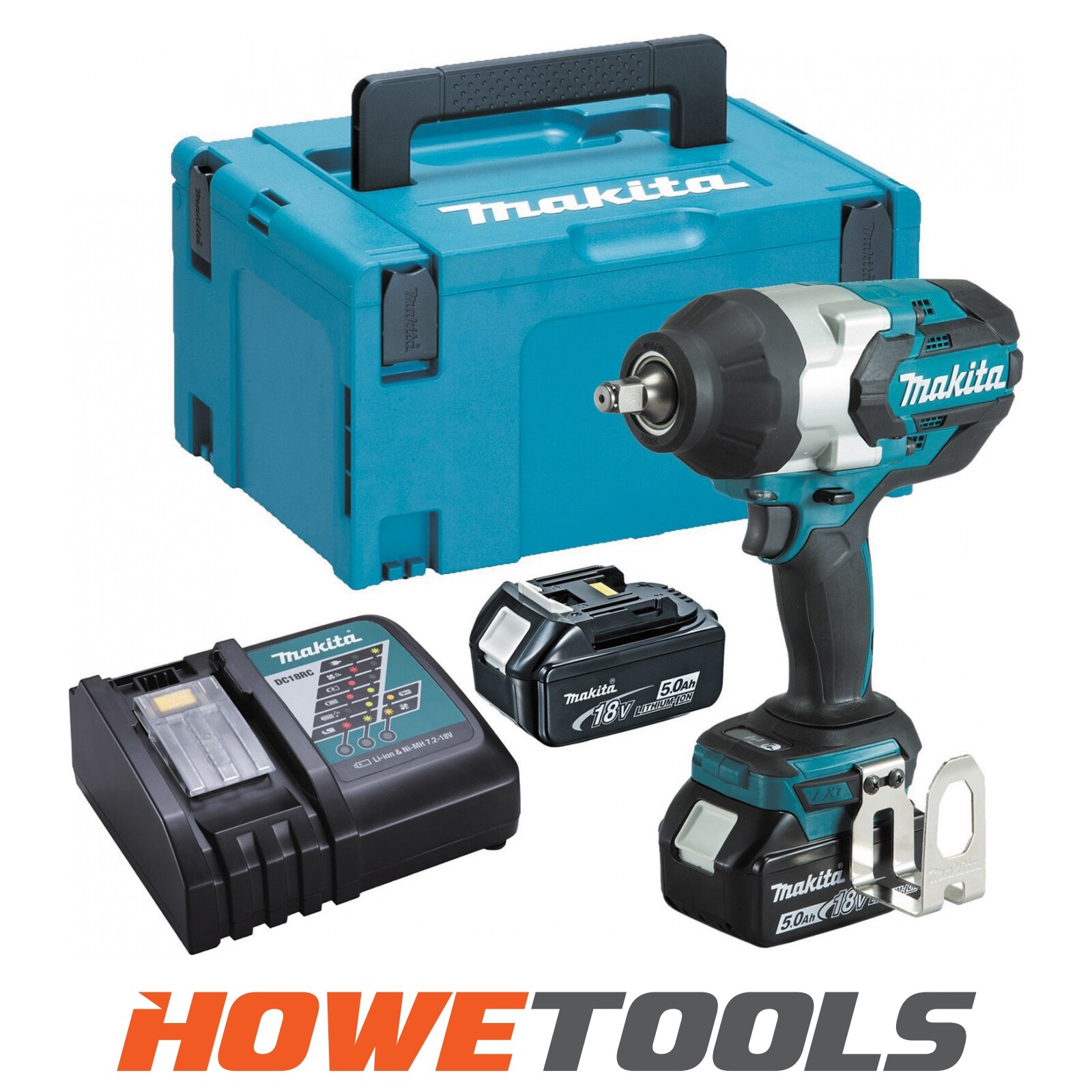 MAKITA DTW1002RTJ 18v Impact wrench 1/2"" square drive
