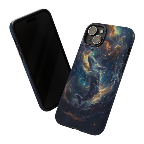 Cosmic Nebula Humpback Whale - Phone Ink Cover Case for iPhone, Galaxy, Pixel - 第 47/281 張圖片