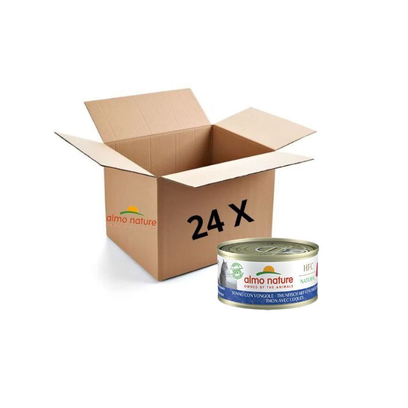 Almo Nature HFC Tonno e Vongole: L'Amore in 24 Lattine da 70g