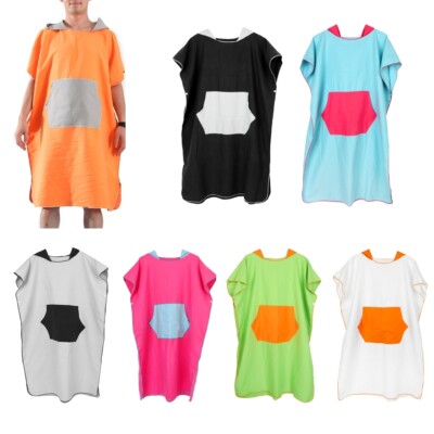 Zusammenklappbarer Tragbarer Surf Beach Hood Poncho Neoprenanzug Wickelhandtuch