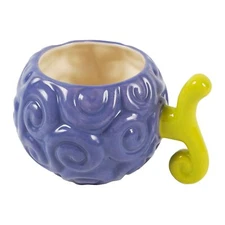 TOEI ANIMATION ONE PIECE Gomu Gomu no Mi Rubber Fruit Mug Monkey D Luffy New