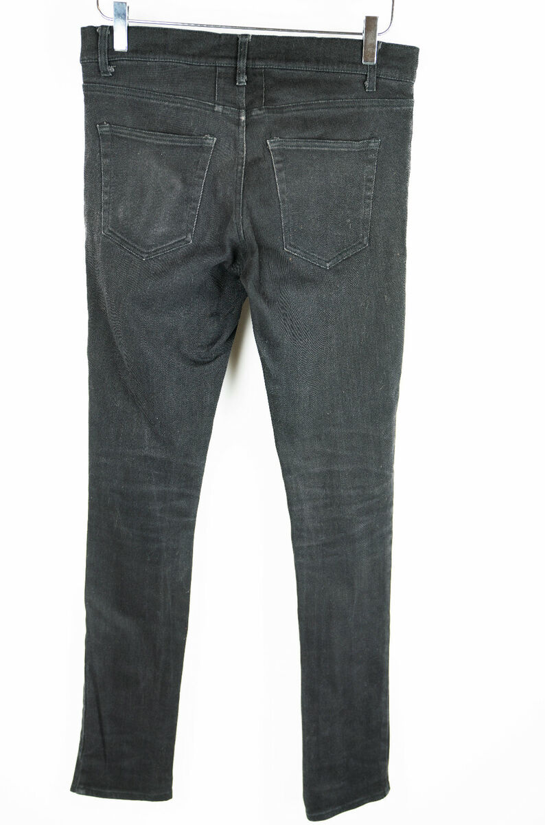 SAINT LAURENT PARIS D02 SK LW Skinny Black Jeans Washed SAINT LAURENT PARIS D02 SK LW Skinny Black Jeans Washed