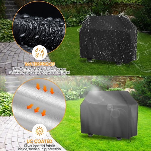 XS-XXXL BBQ Covers Waterproof Barbecue Covers Grill Cover Protector Heavy Duty - Picture 9 of 39