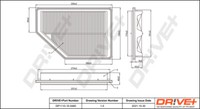 Dr!ve+ DP1110.10.0460 Luftfilter FüR Honda