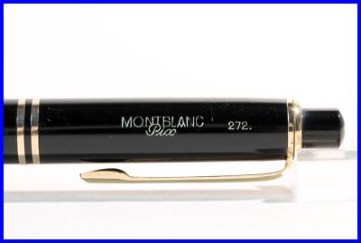 Montblanc モンブラン　272 pix 1955 made Montblanc 272 PIX Push Pencil Black & Gold 1.18 mm