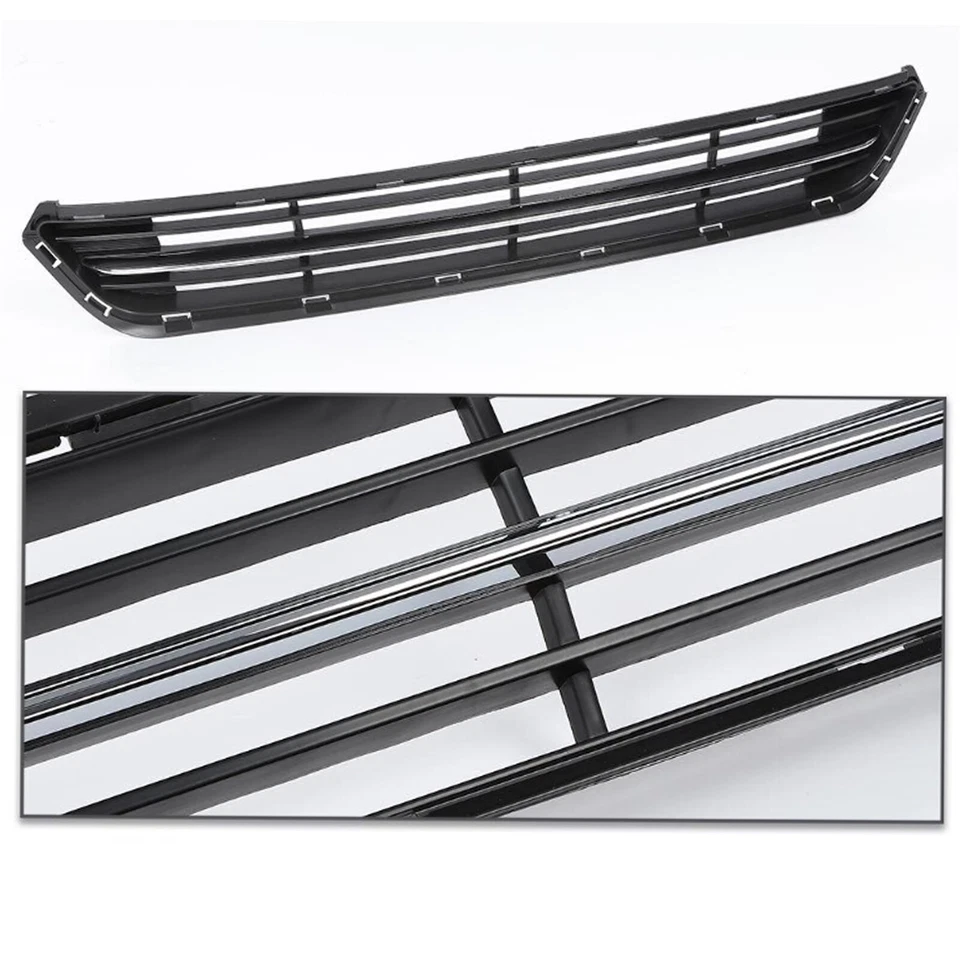 Juego de luces antiniebla parrilla inferior superior delantera cromadas negras para Kia Optima 2014-2015 Foto 2 de 4