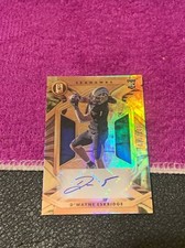 2021 PANINI GOLD STANDARD FOOTBALL D'WAYNE ESKRIDGE #126 RC AUTO AUTOGRAPH #/149