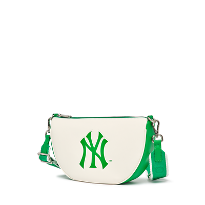 MLB■Basic Athletic Mini Crossbag■送料込 MLB Basic PU Round Mini New York Yankees Cross Bag Crossbody