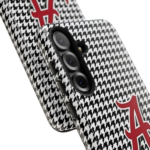 Alabama Houndstooth Phone Case, Tough Cases, College Fan Gear, Initial A - 第 174/266 張圖片