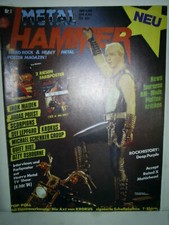 METAL HAMMER Nr.1/1984 - JUDAS PRIEST IRON MAIDEN MSG OZZY DEEP PURPLE MOTORHEAD