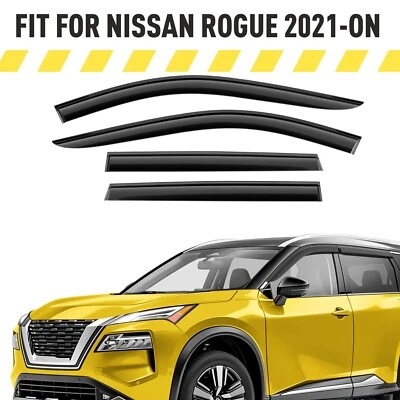 Rain Guards Vent Visors Shade for 2021-2025 Nissan Rogue