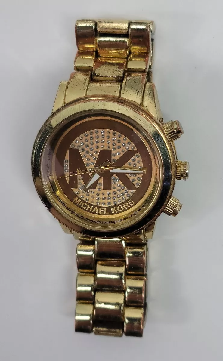 Michael kors men's crystal hotsell watch