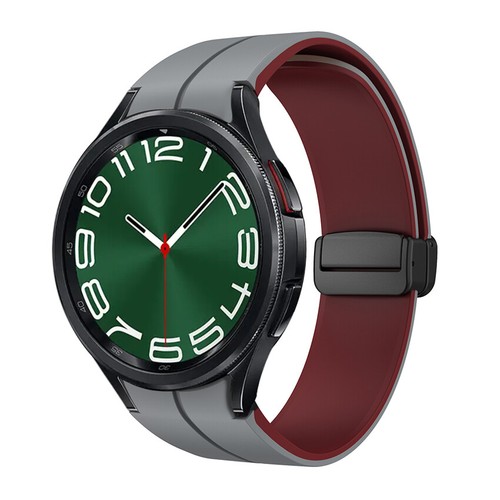 Bracelet Magnetic for Samsung Galaxy Watch 6 Classic 43/47mm 5 Pro Band Silicone - Picture 17 of 24
