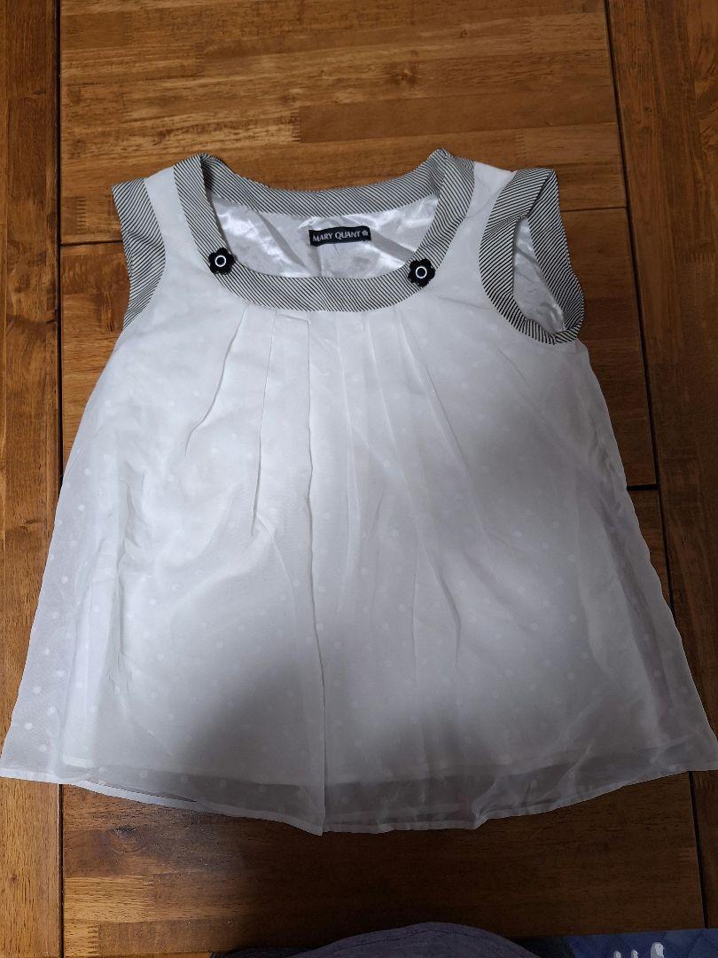 新作通販 Mary logo pattern tops white andmary 【公式通販】