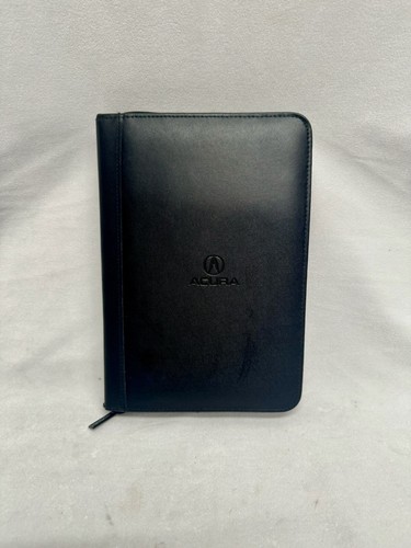 2008 Acura TL Owners Manual Handbook Set with Case OEM D03B23049 Black Leather - Foto 2 di 2
