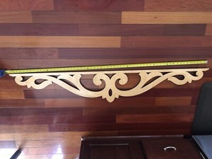 Natural Wood Appliques For Furniture Cabinet Wooden Mouldings Vintage Home Decor