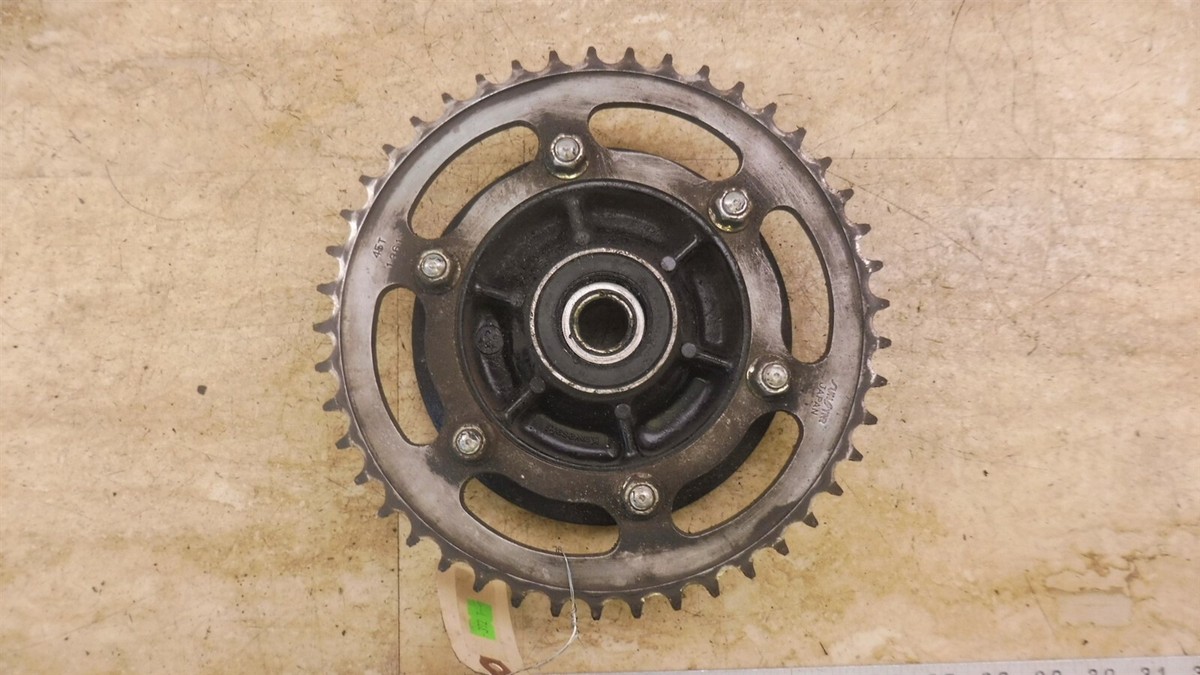 1990 Kawasaki Ninja ZX600 K392-1) rear wheel sprocket and